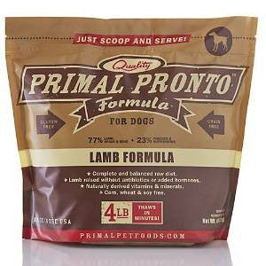 PrimalRaw Pronto Lmb Dog 4 lb