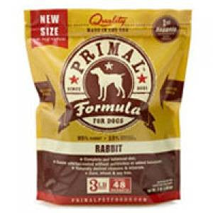 Primal Raw Rbbt Dog 6lb{L - x} No Internet Sales SD - 5 850150