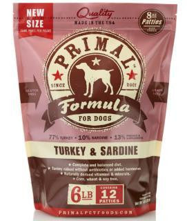 Primal Raw Tky/srdn Dog 6lb{L - x} No Internet Sales SD - 5 850160