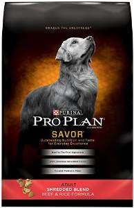 Pro Plan Shredded Blend Beef/Rice 18lb {L - 1}381445 - Dog