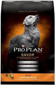 Pro Plan Shredded Blend Chicken & Rice 35lb Bag {L - 1}381435 - Dog