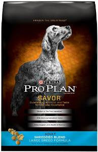 Pro Plan Shredded Blend Large Breed Dog 34lb {L-1}381463 038100140340