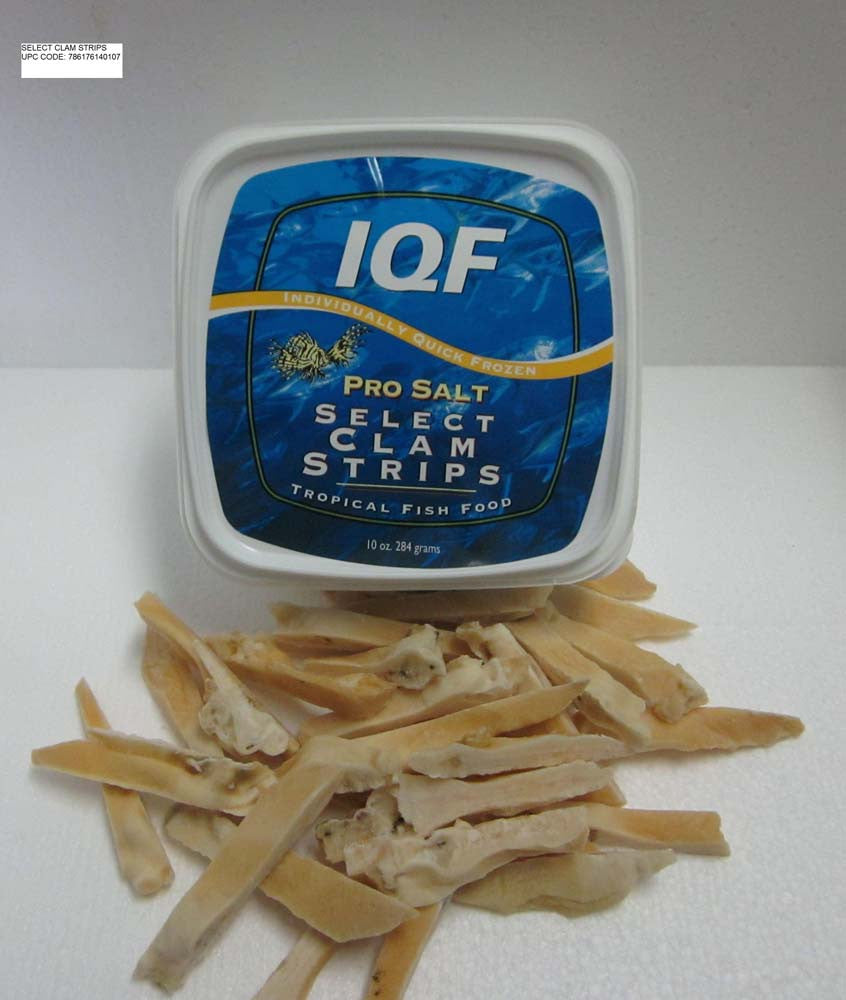 Pro Salt Clam Strips IQF-Individually Quick Frozen Fish Food 10 oz SD-5
