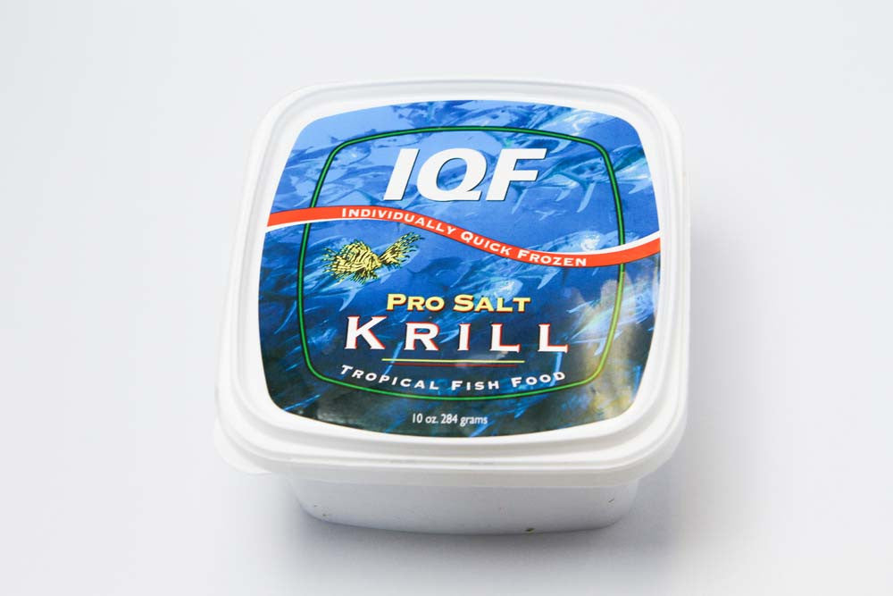 Pro Salt Krill IQF-Individually Quick Frozen Fish Food 10 oz SD-5