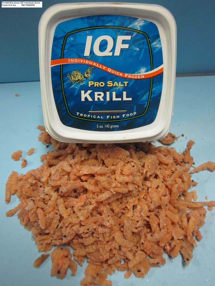 Pro Salt Krill IQF-Individually Quick Frozen Fish Food 5 oz SD-5