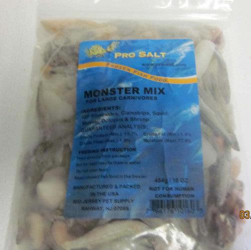 Pro Salt Monster Mixed Frozen Fish Food 16 oz SD - 5 - Aquarium