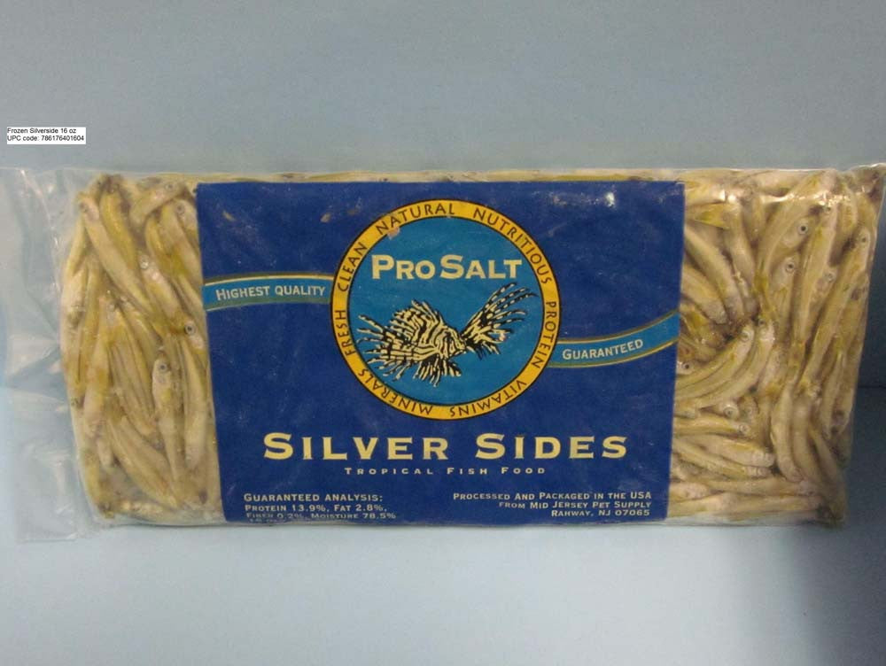 Pro Salt Silversides Frozen Fish Food 16 oz SD-5