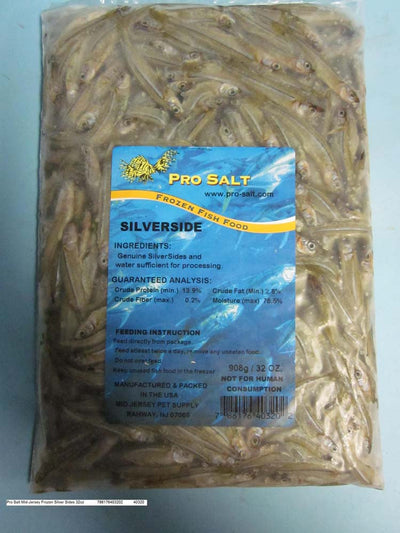 Pro Salt Silversides Frozen Fish Food 32 oz SD-5