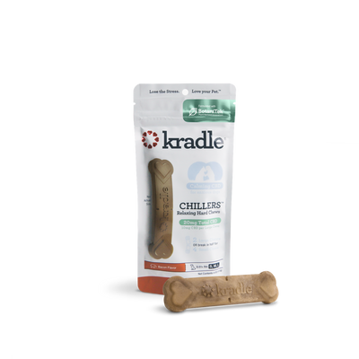 Kradle Chillers Relaxing CBD Hard Chew 10MG Bacon 2 ct 850015561306