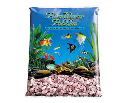 Pure Water Pebbles Premium Fresh Natural Aquarium Gravel Pink Flamingo 6/5 lb