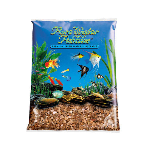 Pure Water Pebbles Premium Fresh Nutty Natural Aquarium Gravel 6/5 lb