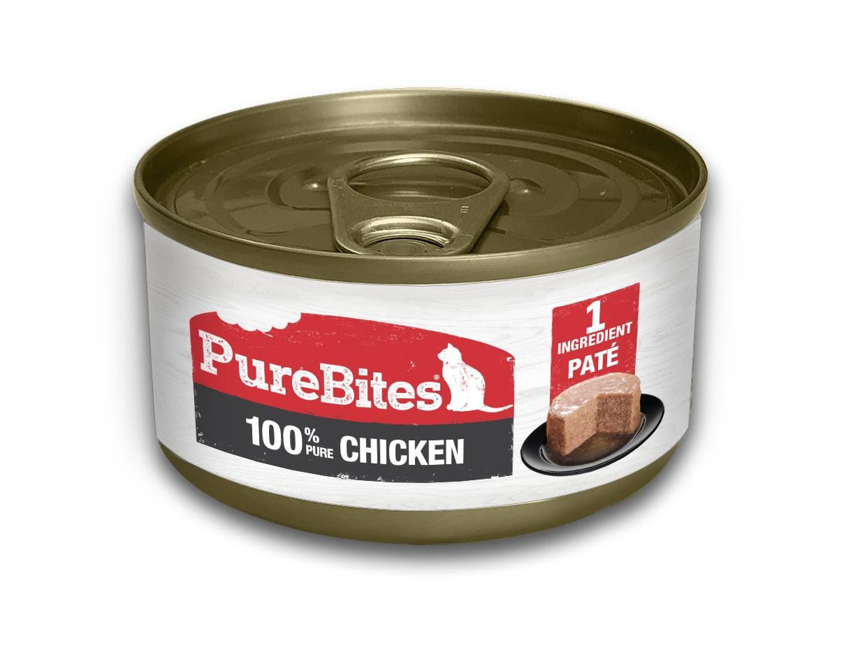 PureBites 100% Pure Chicken Pate 12 / 2.5 oz 878968001991