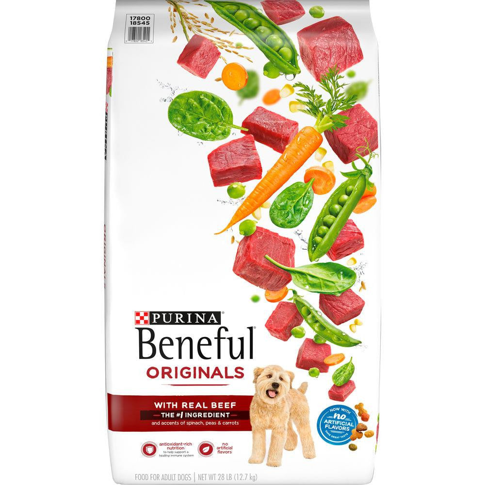 Purina Beneful Dry Dog Food, Originals With Real Beef - 28 lb. Bag {L-1} 178881 017800185455
