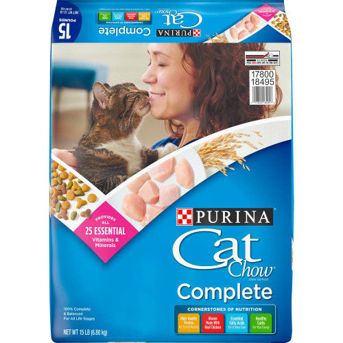Purina Cat Chow Complete Dry Food 15lb {L - 1} 178864
