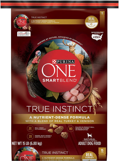 Purina One Smartblend True Instinct With Real Turkey & Venison 15lb {L-1}178586 017800154529