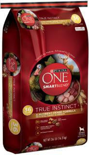 Purina ONE SmartBlend True Instinct with Turkey & Venison Adult Premium Dog 36lb {L - 1}178061