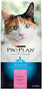 Purina Pro Plan Focus Adult Sensitive Skin And Stomach Lamb Rice Formula Dry Cat Food - 16 - lb - {L - 1}