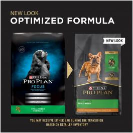 Purina Pro Plan Focus Adult Small Breed Formula Dry Dog Food - 18 - lb - {L + 1}