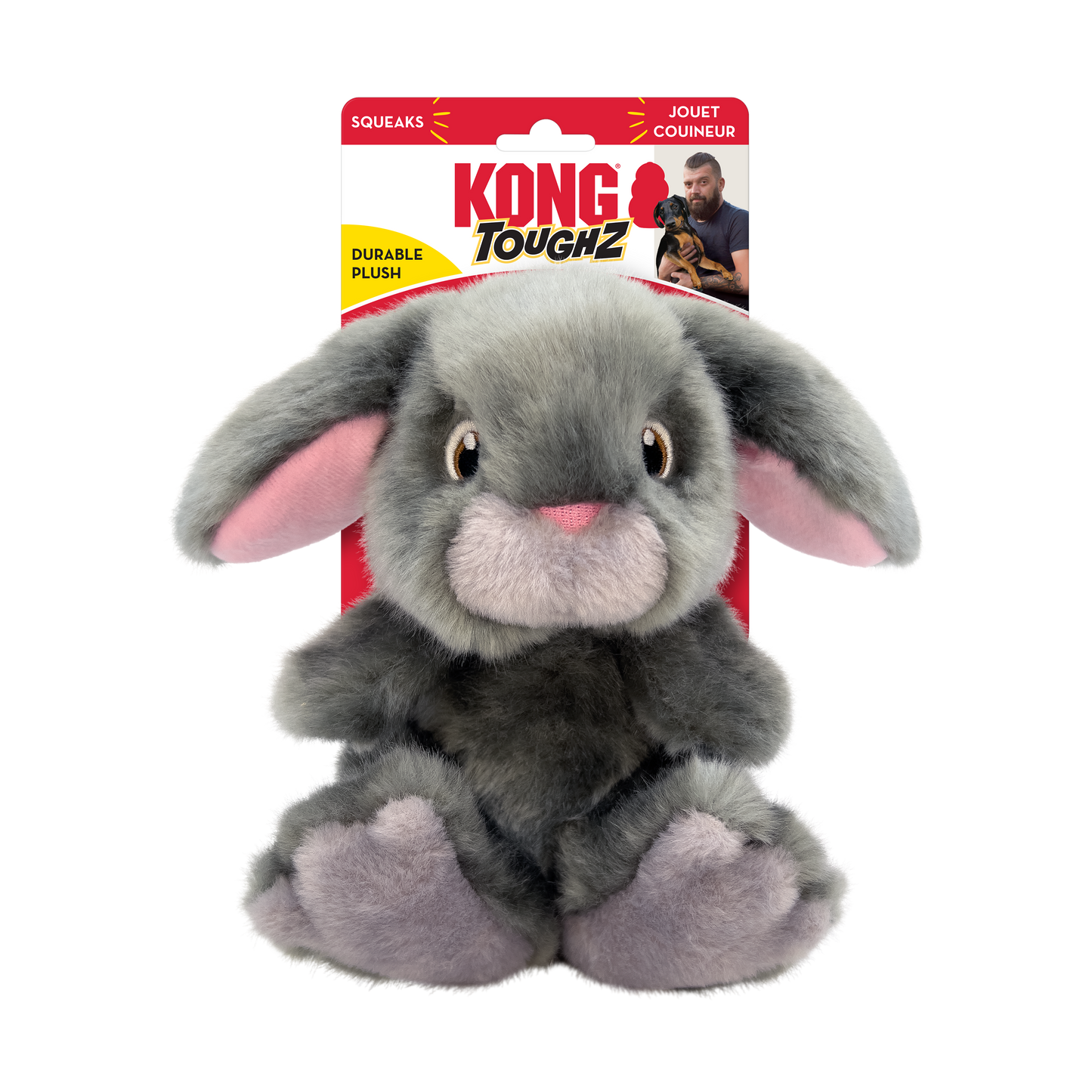 KONG Toughz Dog Toy Bunny Medium 035585505879