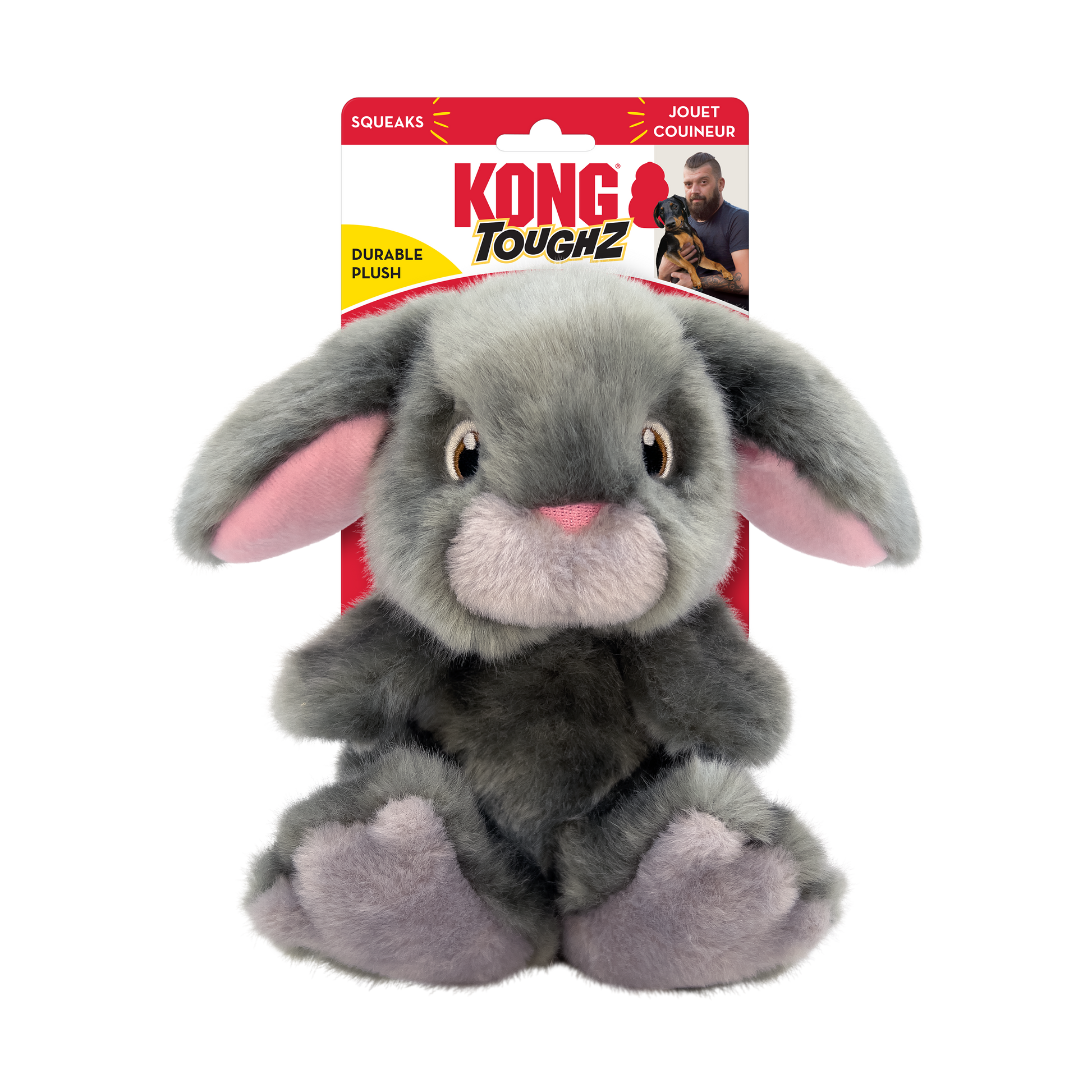 KONG Toughz Dog Toy Bunny Medium 035585505879