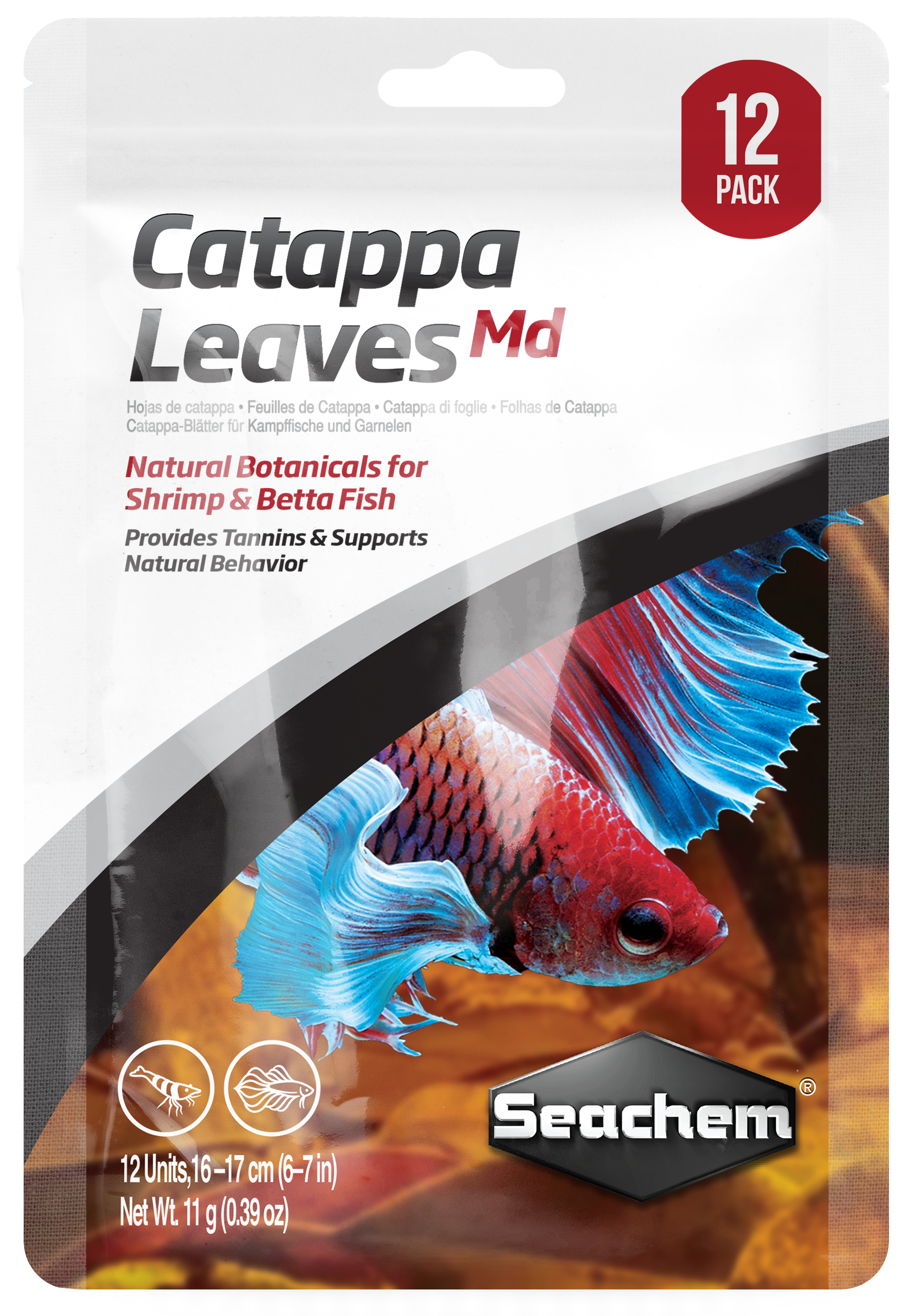 Seachem Laboratories Catappa Water Conditioner Tea Bags Medium, 12 pk 000116000093
