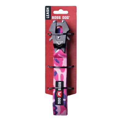 Boss Dog Tactical Dog Leash Pink Camo 6 ft 850010391533