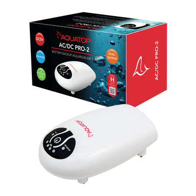 Aquatop Aquatop AC/DC PRO 2 Air Pump White 810146750857