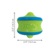 KONG Rambler Rattlez Dog Toy Swirl Ball Medium 035585503783