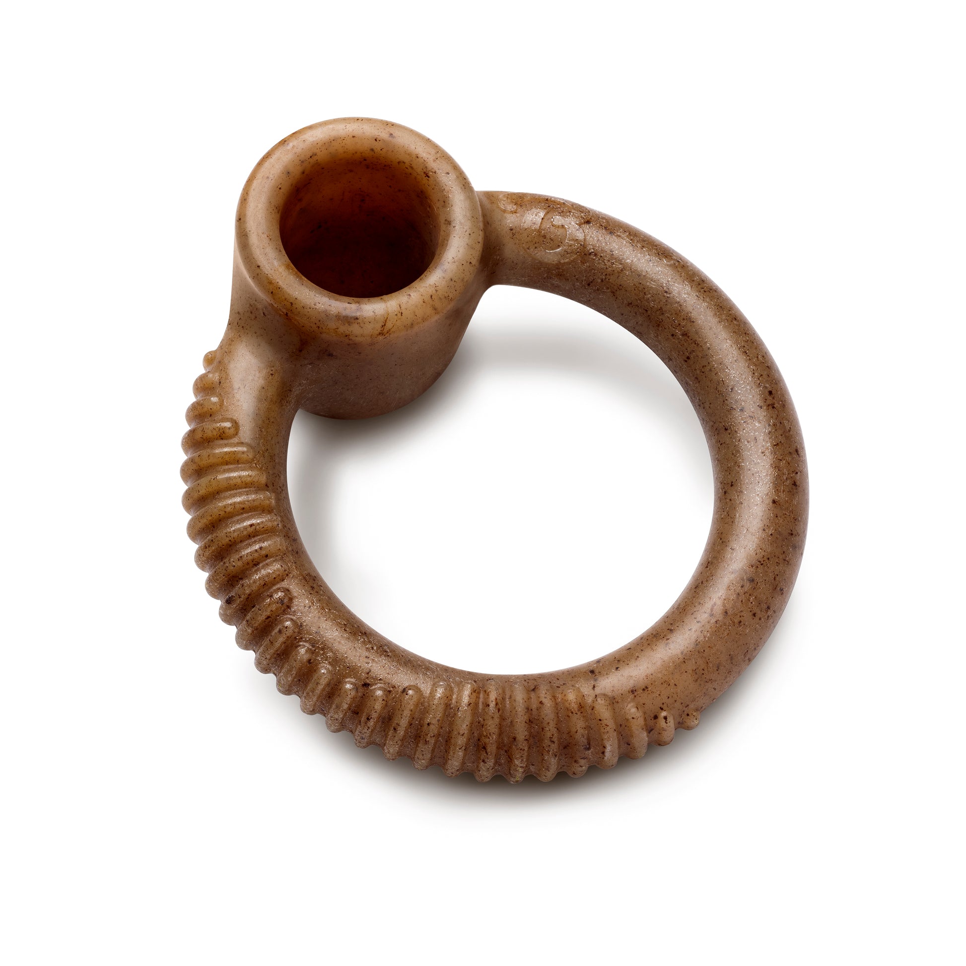 Benebone Ring Durable Dog Chew Toy Bacon Small 810054210610