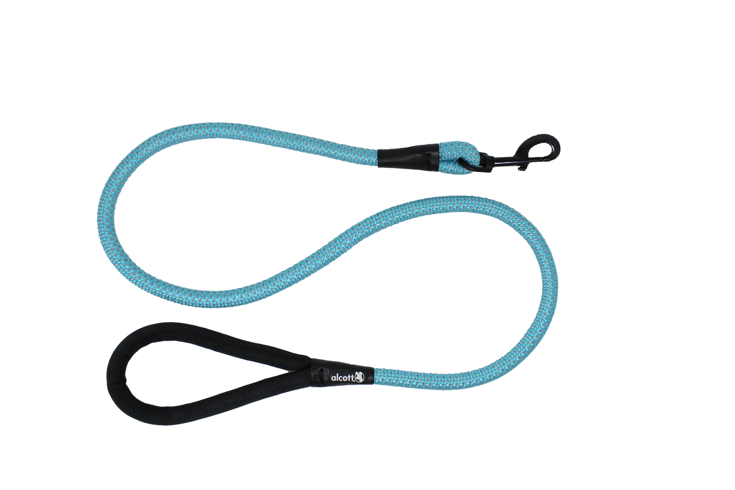 Alcott Reflective Rope Leash with Padded Handle Blue X-Large/Large, 5 ft 849910168062
