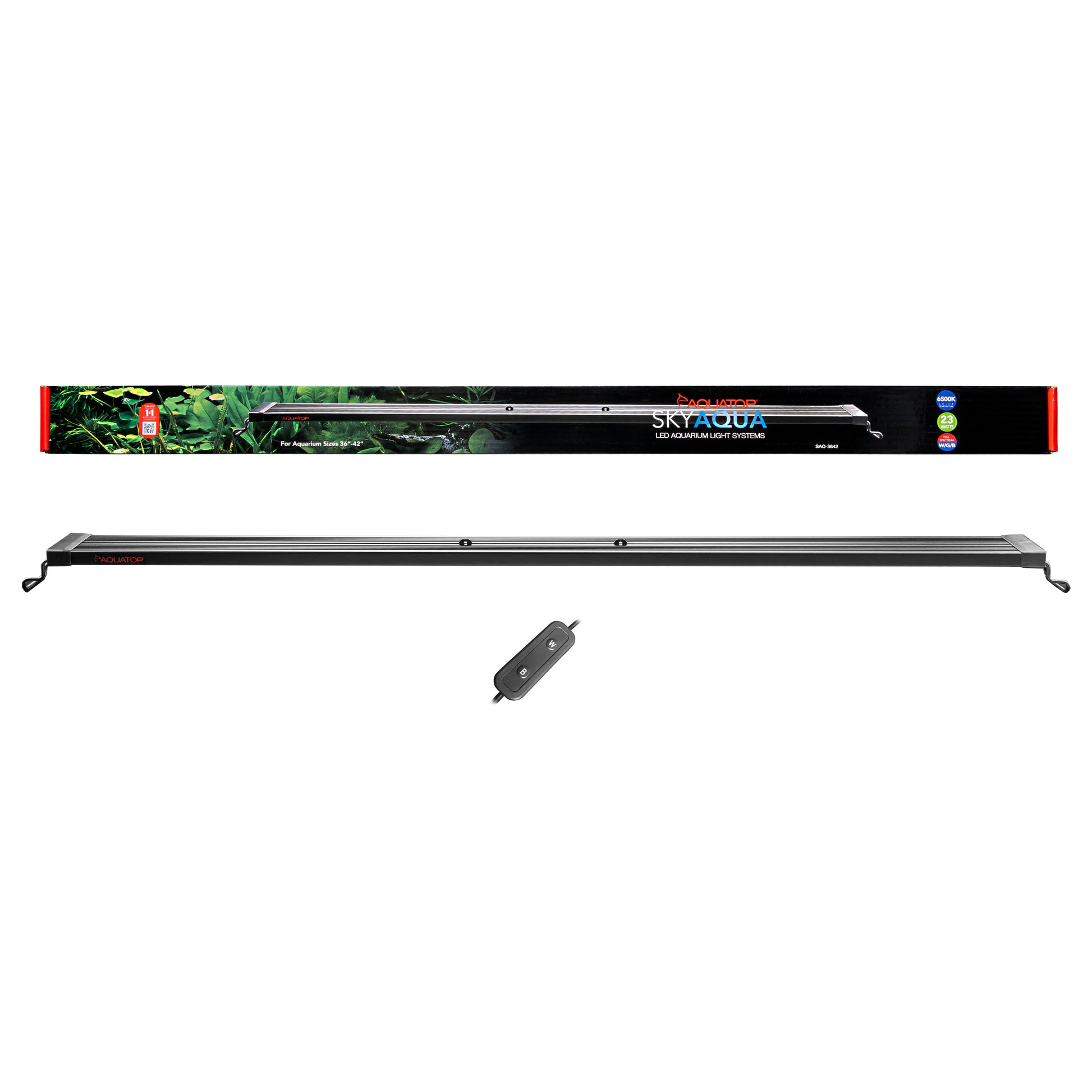 Aquatop SkyAqua LED Aquarium Light Fixture 6500K 28 W, 36-42 in 810074880732