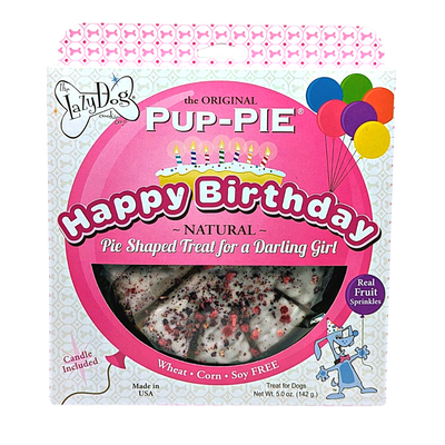 Lazy Dog Cookies Pup-PIE Happy Birthday For A Darling Girl 5 oz 814272013602