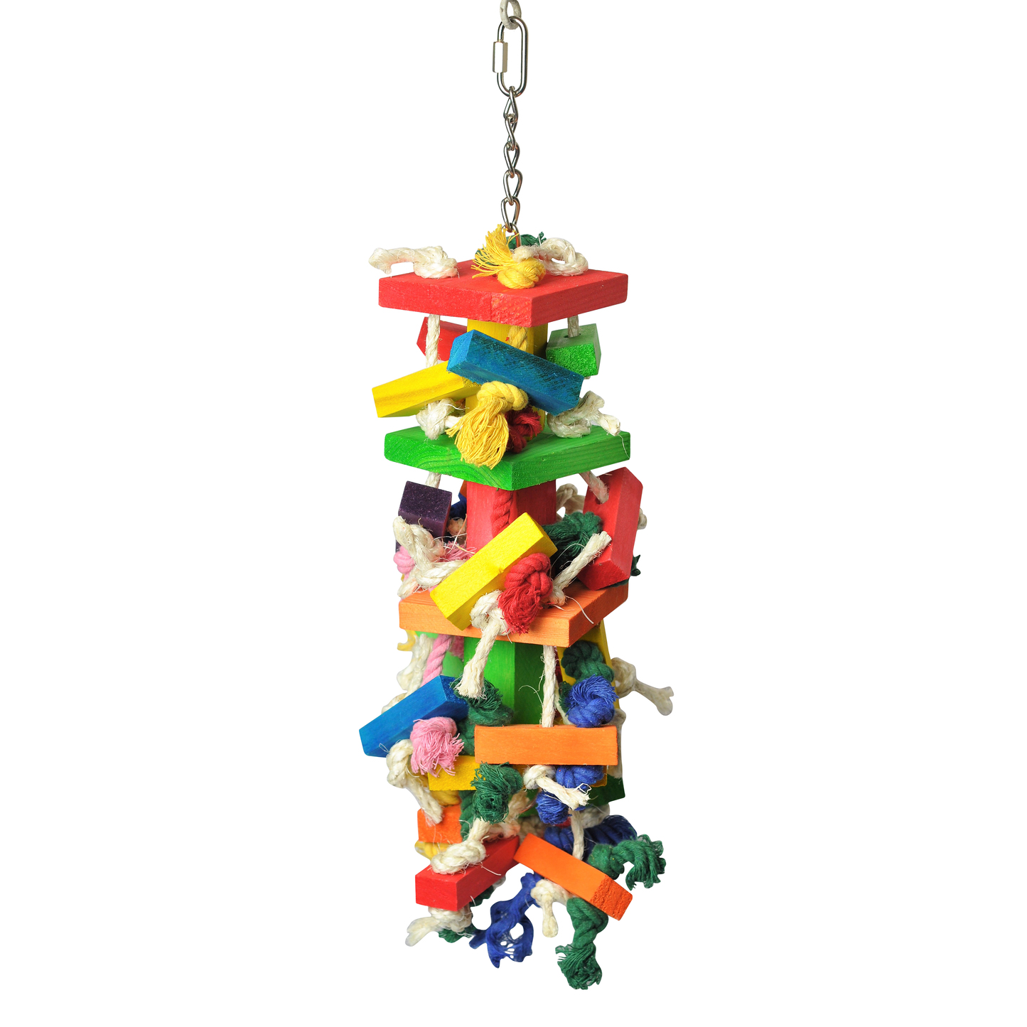 A & E Cages Happy Beaks The Cluster Blocks Bird Toy Medium 644472990935