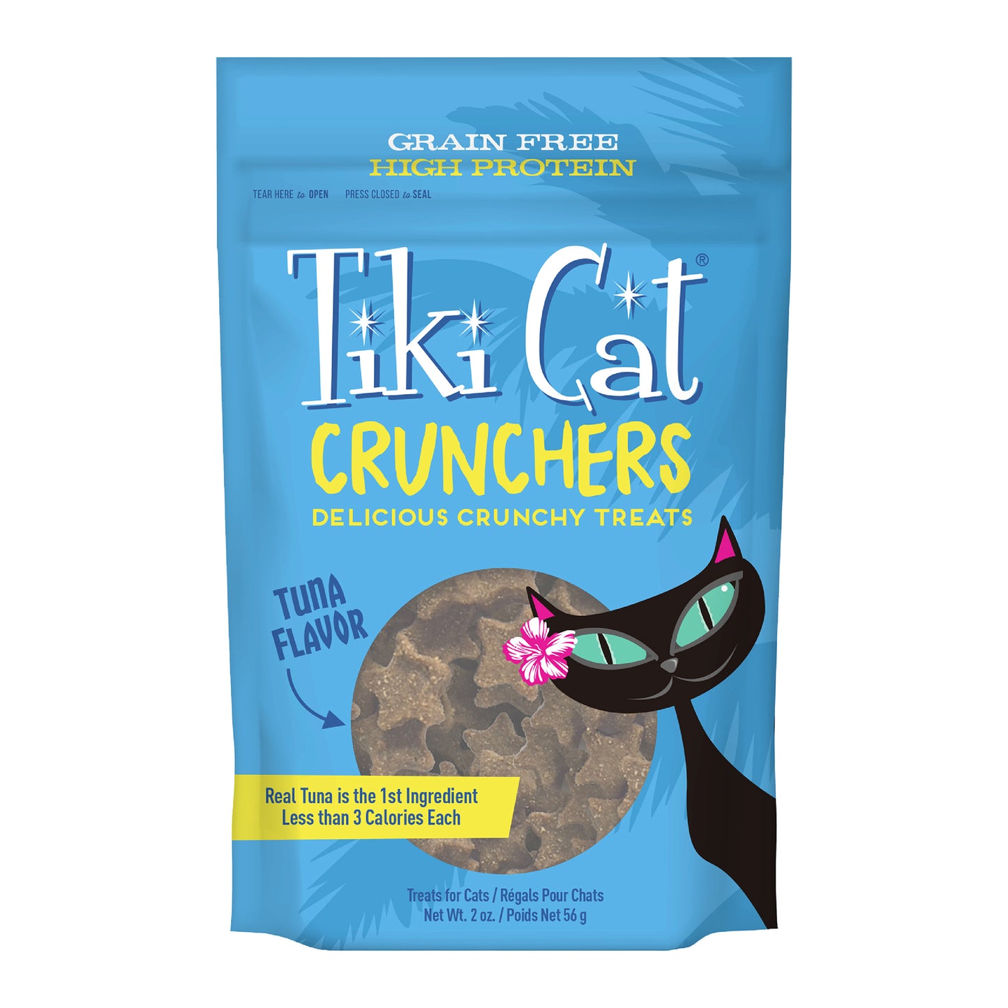 Tiki Cat Crunchers Cat Treat Tuna 6ea/2 oz 693804108685