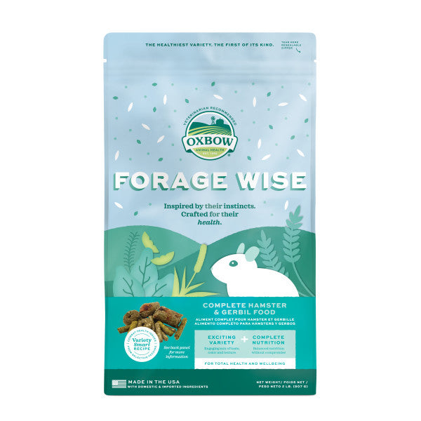 Oxbow Animal Health Forage Wise Hamster & Gerbil Food 2 lb 744845969121
