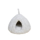 PetPals Rose Hut Pet Bed Ivory 17.7 in 818483018814
