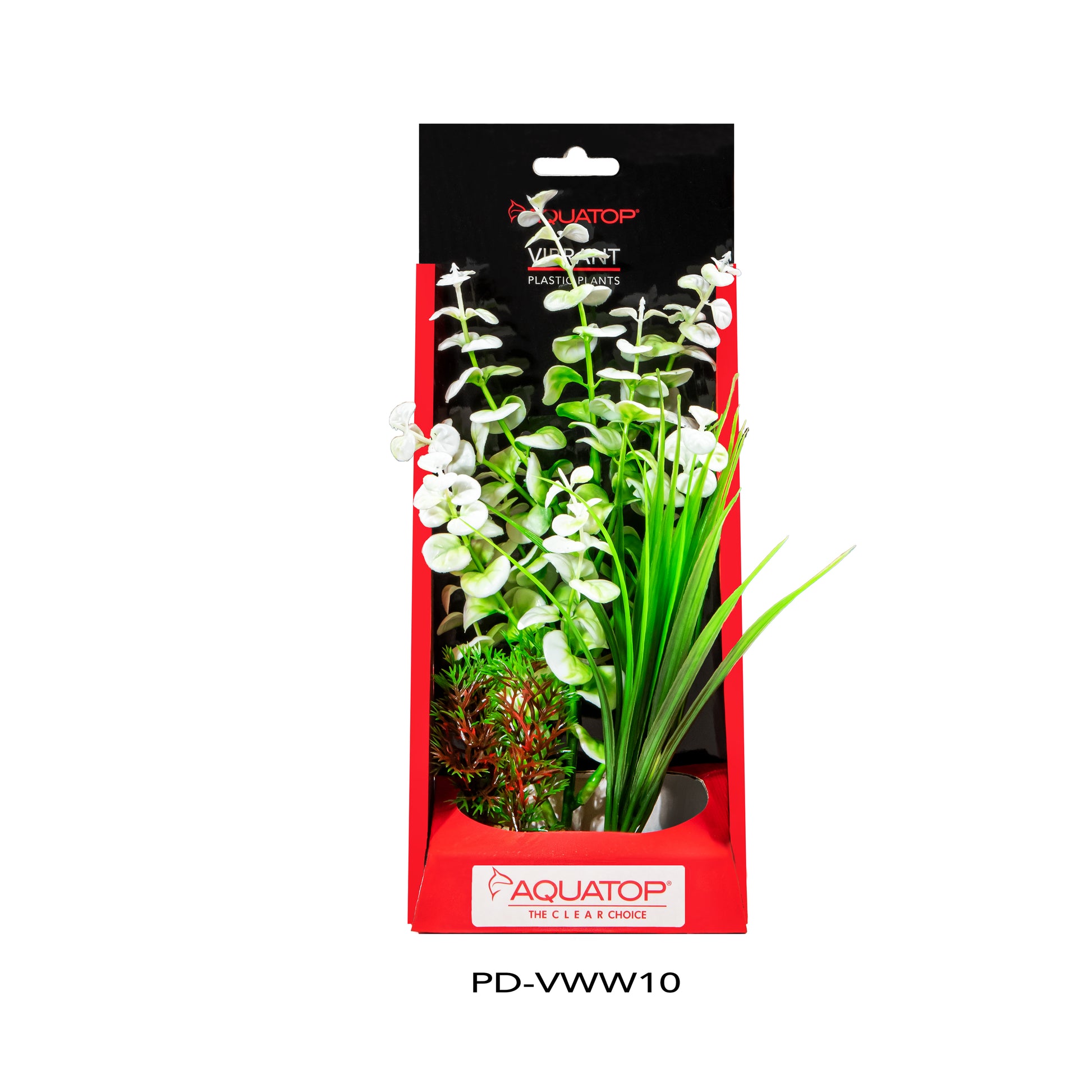 Aquatop Vibrant Wild Plant White 10 in 810074880442