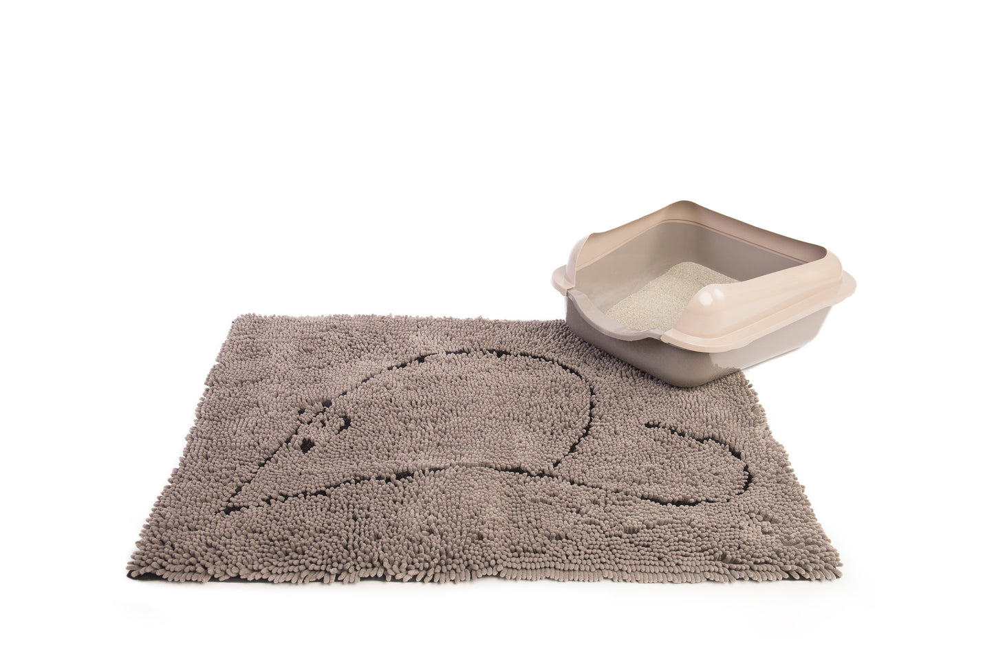 Dogs Gone Smart Cat Litter Mat Grey 35In X 26 in 849670004822