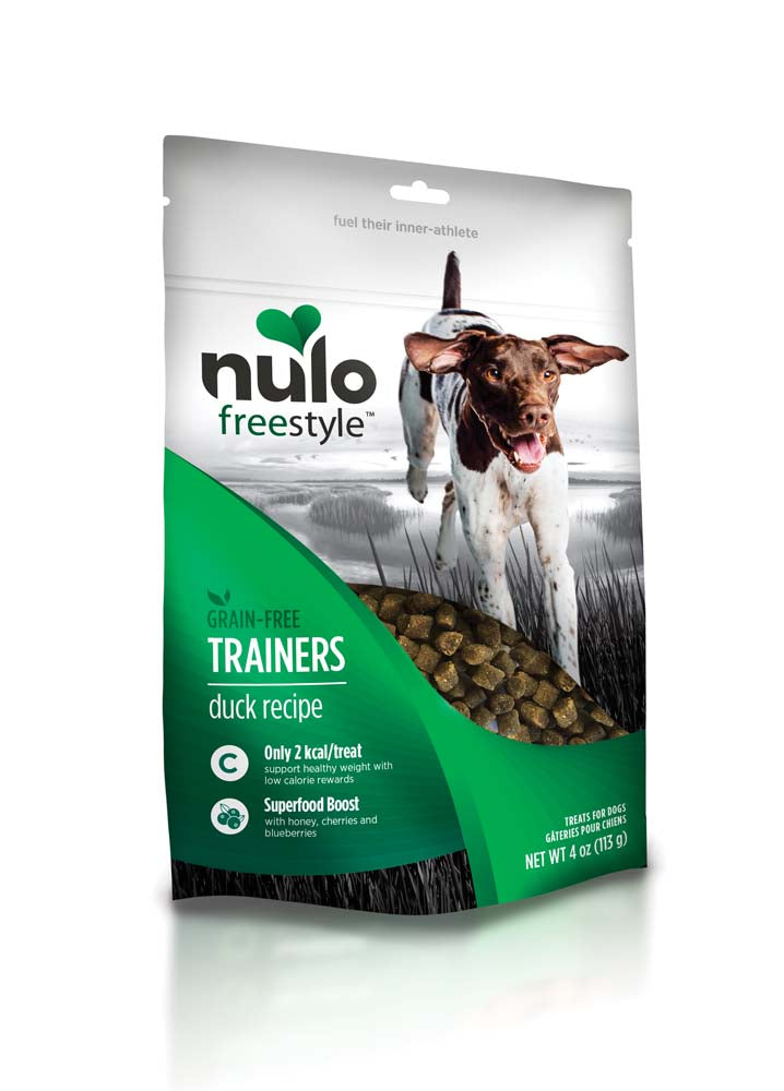 Nulo Freestyle Grain-Free Trainers Training Treats Duck 4 oz 811939021253
