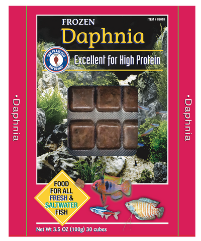 San Francisco Bay Brand Frozen Daphnia Fish Food 3.5 oz SD-5 000945880187