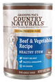 Grandma Mae's Country Naturals Healthy Stew Wet Dog Food Beef & Vegetable 12ea/13 oz 850042318188