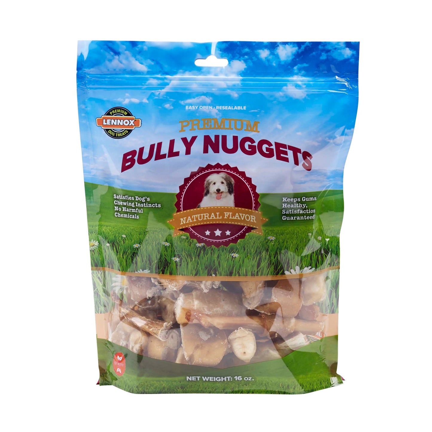 Lennox Bully Nuggets Dog Treat 16 oz 742174725197