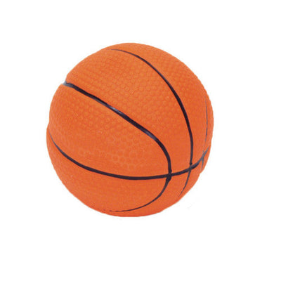 Rascals Latex Dog Toy Basketball Brown 2.5