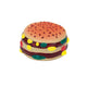 Rascals Latex Dog Toy hamburger Multi - Color 2.5
