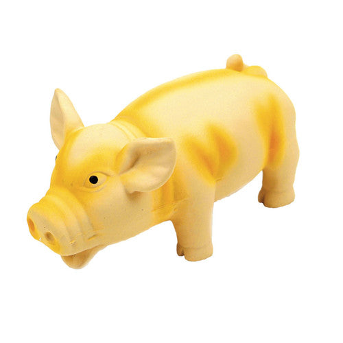 Rascals Latex Dog Toy Pig 3.25