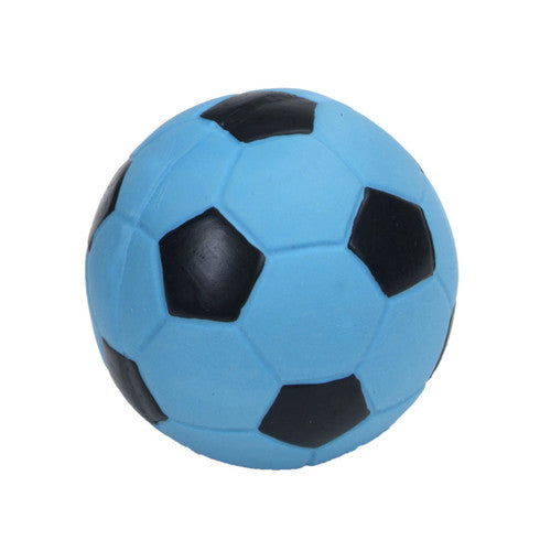 Rascals Latex Dog Toy Soccerball Blue 3