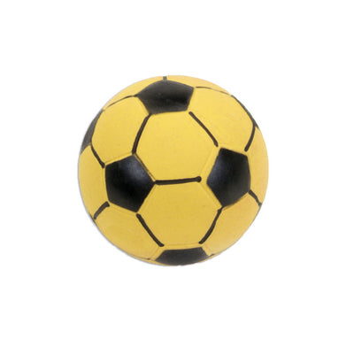 Rascals Latex Dog Toy Soccerball Yellow 3 in