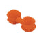 Rascals Latex Spiny Dumbbell Dog Toy Orange 3.5