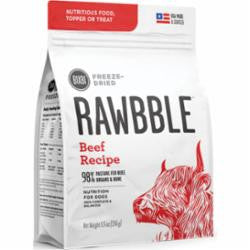 Rawbble Dog Freeze-dried Beef 5.5oz {L+x} 013964992281