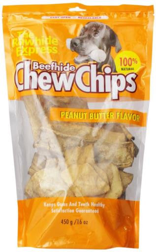 Rawhide Express Peanut Butter Chips 1lb {L - b}105077 - Dog
